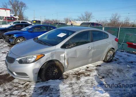 2016 Kia Forte Lx from USA, damaged, VIN KNAFK4A68G5615078